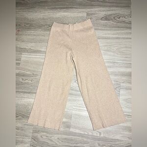 Sioni Cream Lounge Wide Leg Pants